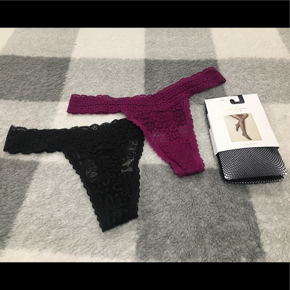 Victoria's Secret Other - Victoria’s Secret Thong and Fishnets Bundle